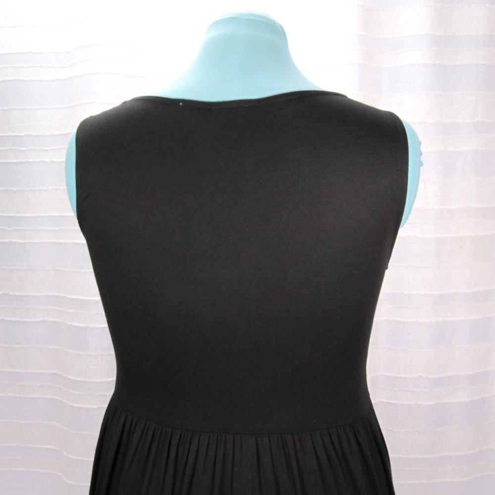 Black Anthropologie Girls From Savoy Elementary Jersey Faux Wrap Dress - XS - Picture 5 of 9